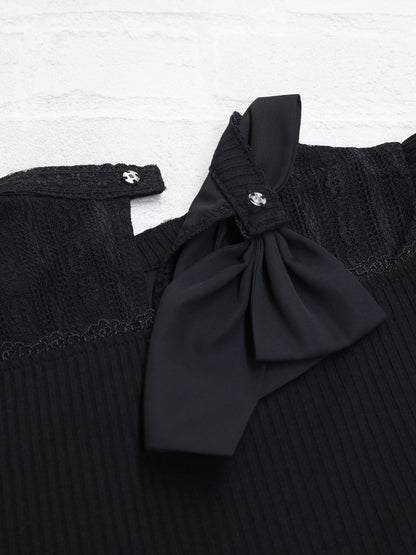 バックリボンレース＆テレコトップス ｜Amavel（アマベル）公式サイト