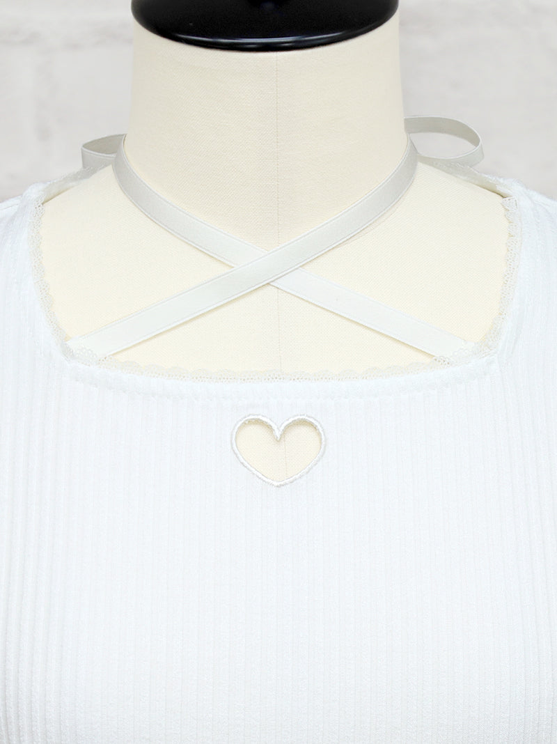 Girly Heart 肩リボントップス ｜Amavel（アマベル）公式サイト