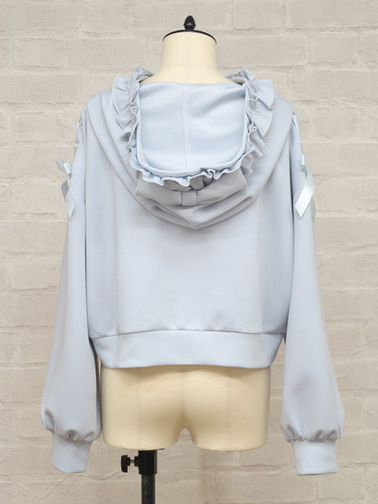 Frill Ribbon ショートパーカー ｜Amavel（アマベル）公式サイト
