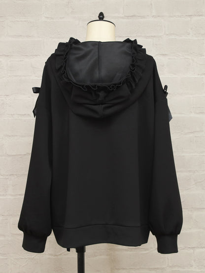 Frill Ribbon ロングパーカー ｜Amavel（アマベル）公式サイト