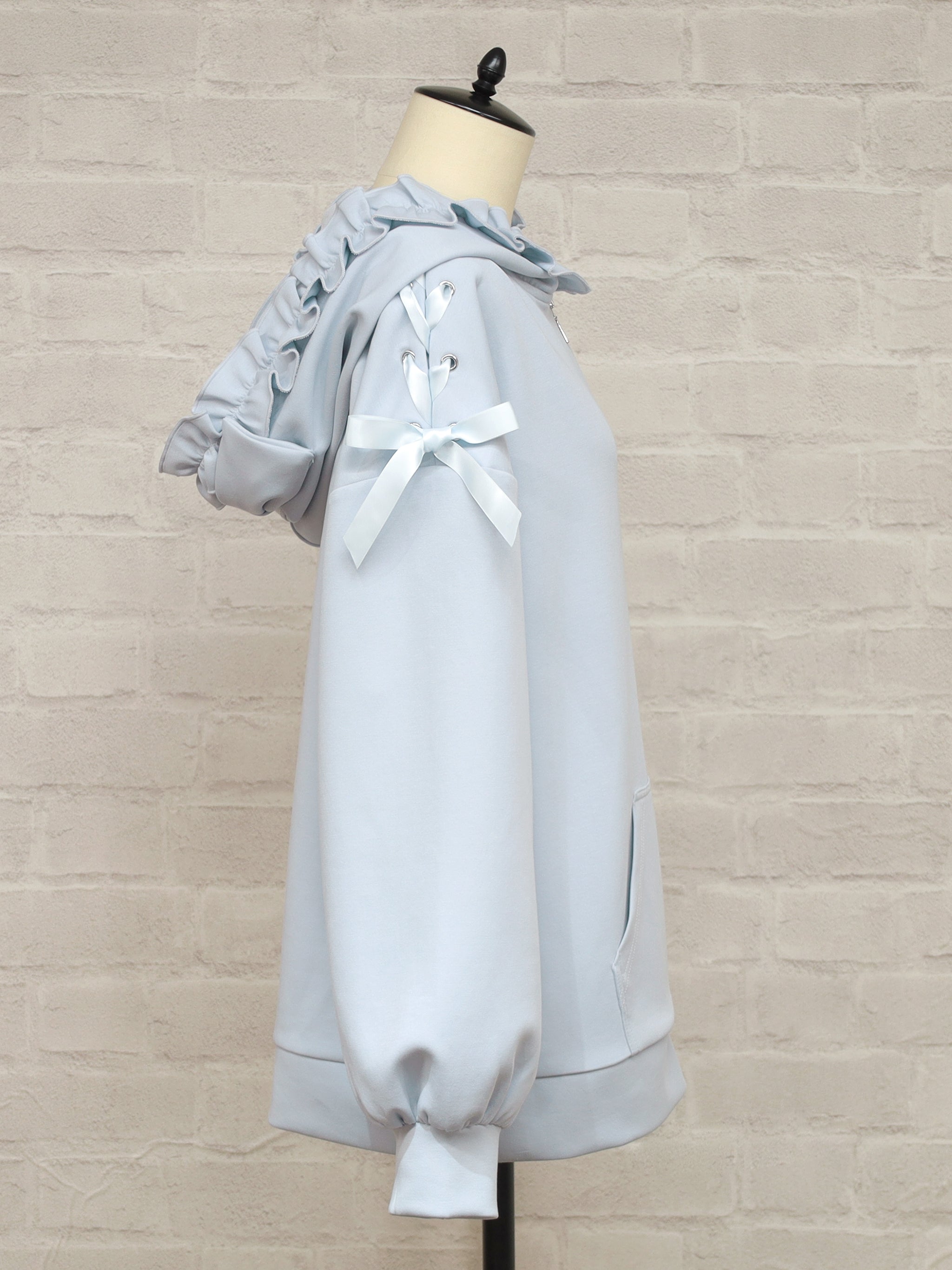 Frill Ribbon ロングパーカー ｜Amavel（アマベル）公式サイト