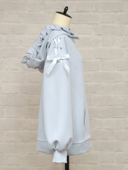 Frill Ribbon ロングパーカー ｜Amavel（アマベル）公式サイト