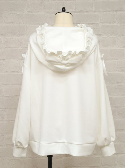 Frill Ribbon ロングパーカー ｜Amavel（アマベル）公式サイト