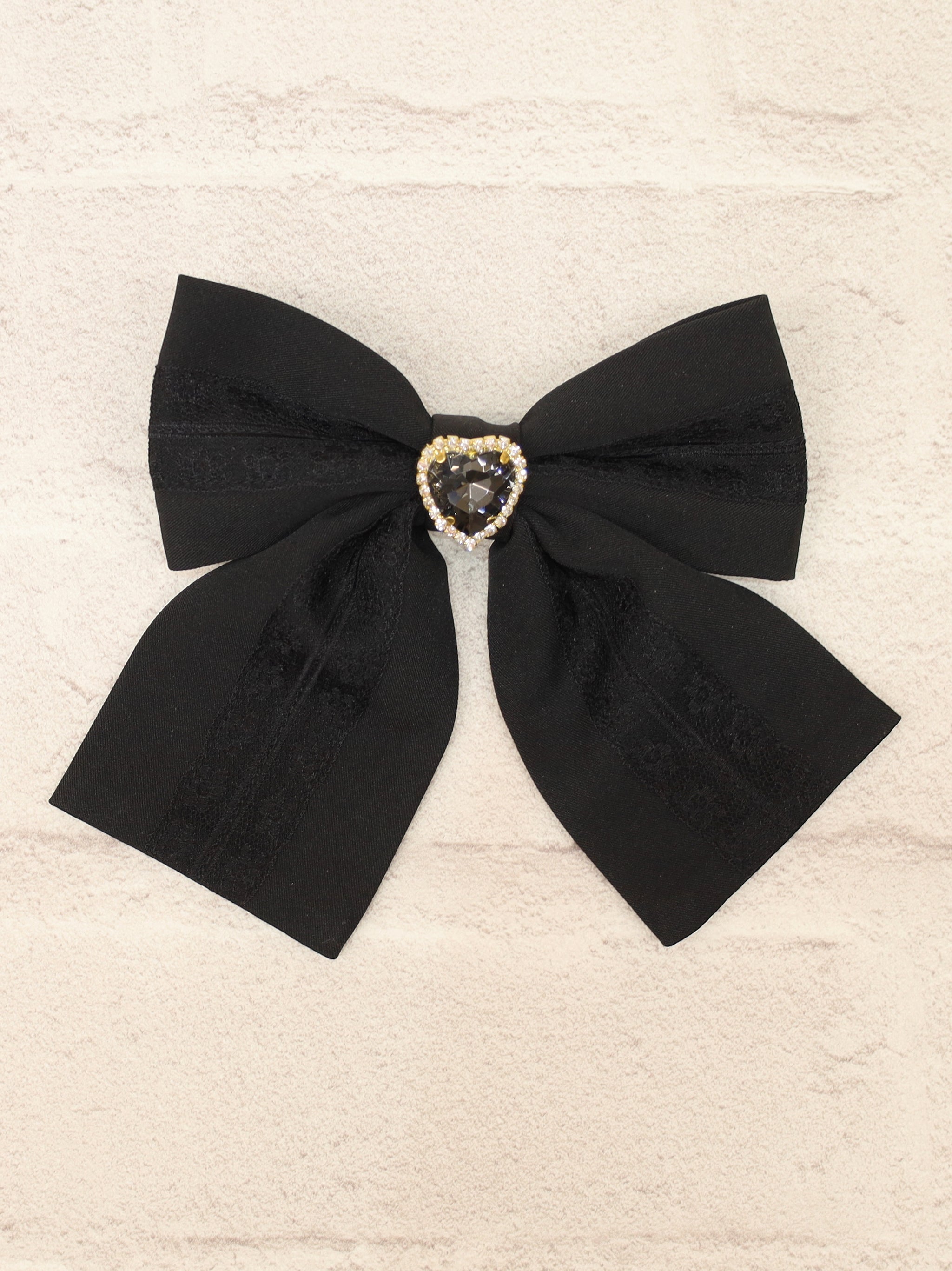 Girly Heart ビジュー付リボンブローチ ｜Amavel（アマベル）公式サイト