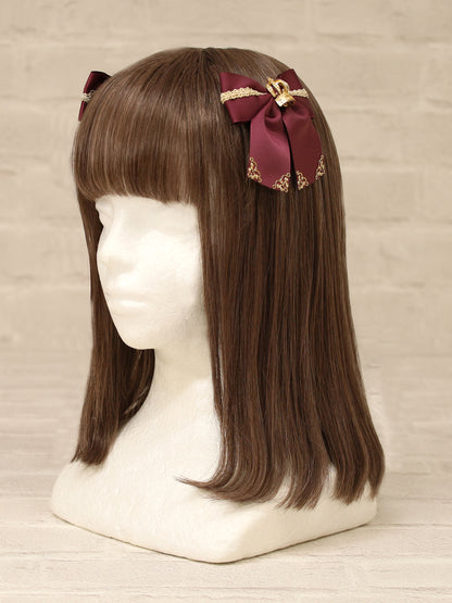 Magestic Knight ダブルリボンクリップ ボルドー（Bordeaux） FREE ｜Amavel（アマベル）公式サイト