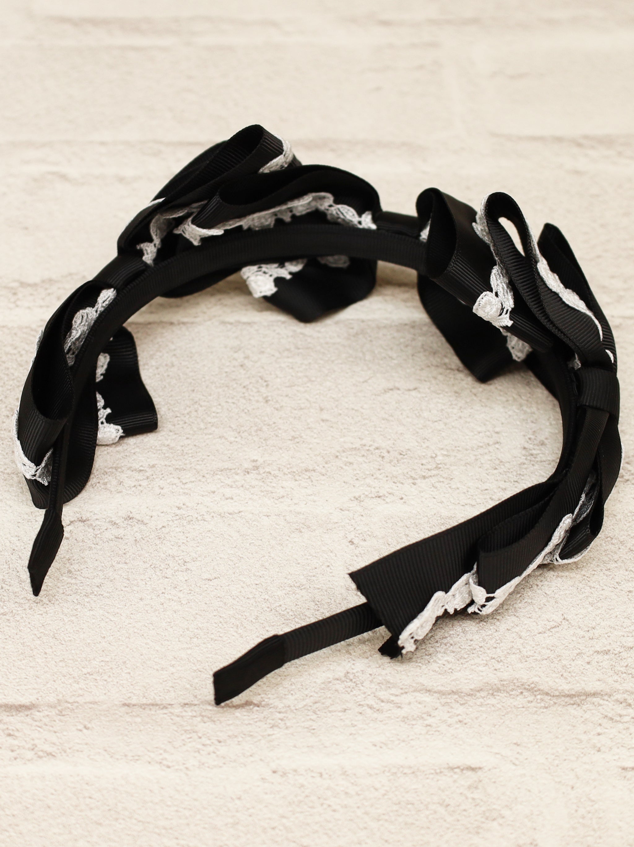 トリプルリボンレースカチューシャ ｜Amavel（アマベル）公式サイト