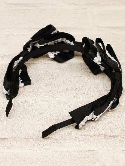 トリプルリボンレースカチューシャ ｜Amavel（アマベル）公式サイト