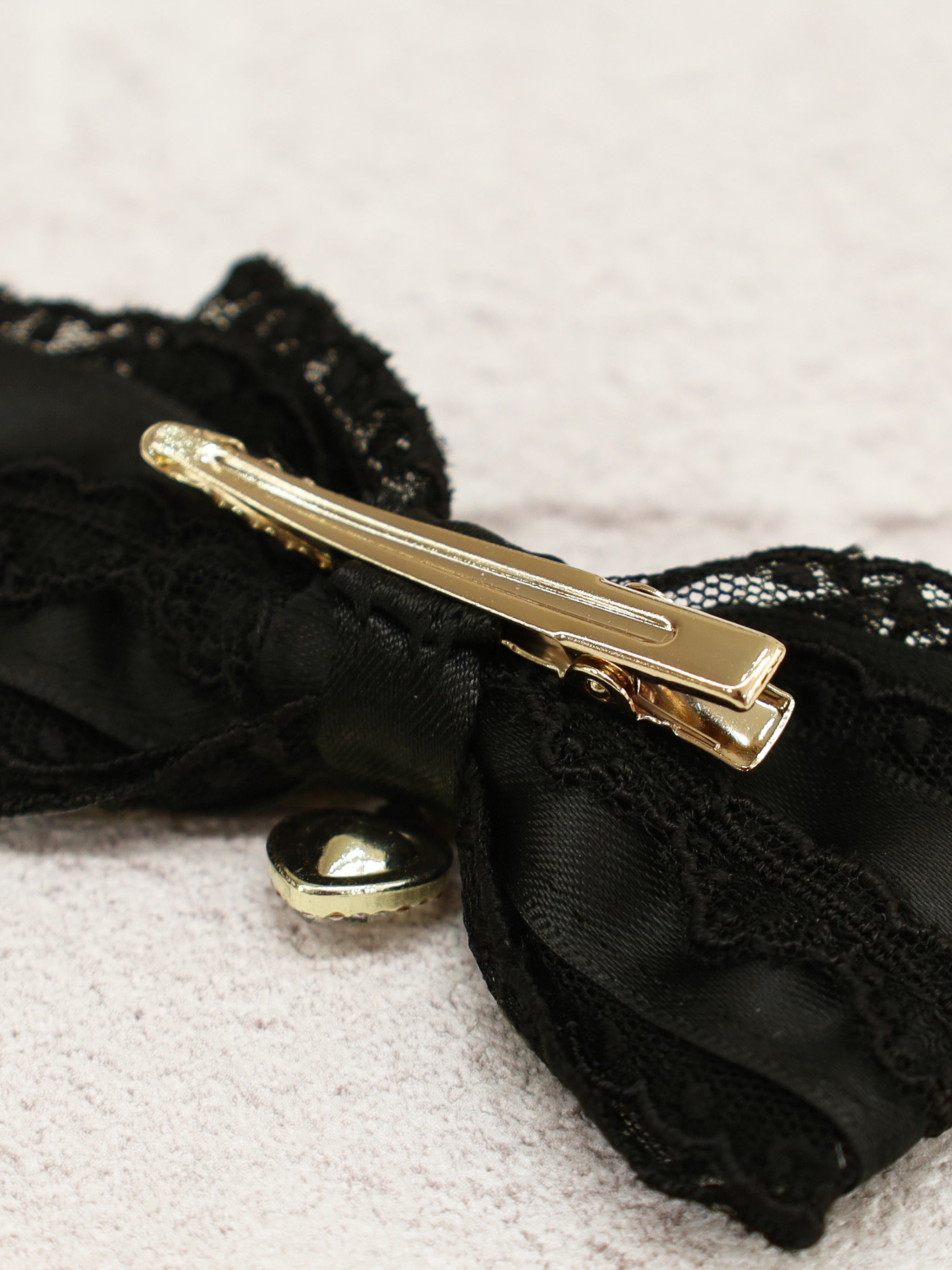 ハートチャーム付リボンレースクリップ ｜Amavel（アマベル）公式サイト