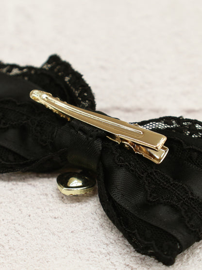 ハートチャーム付リボンレースクリップ ｜Amavel（アマベル）公式サイト