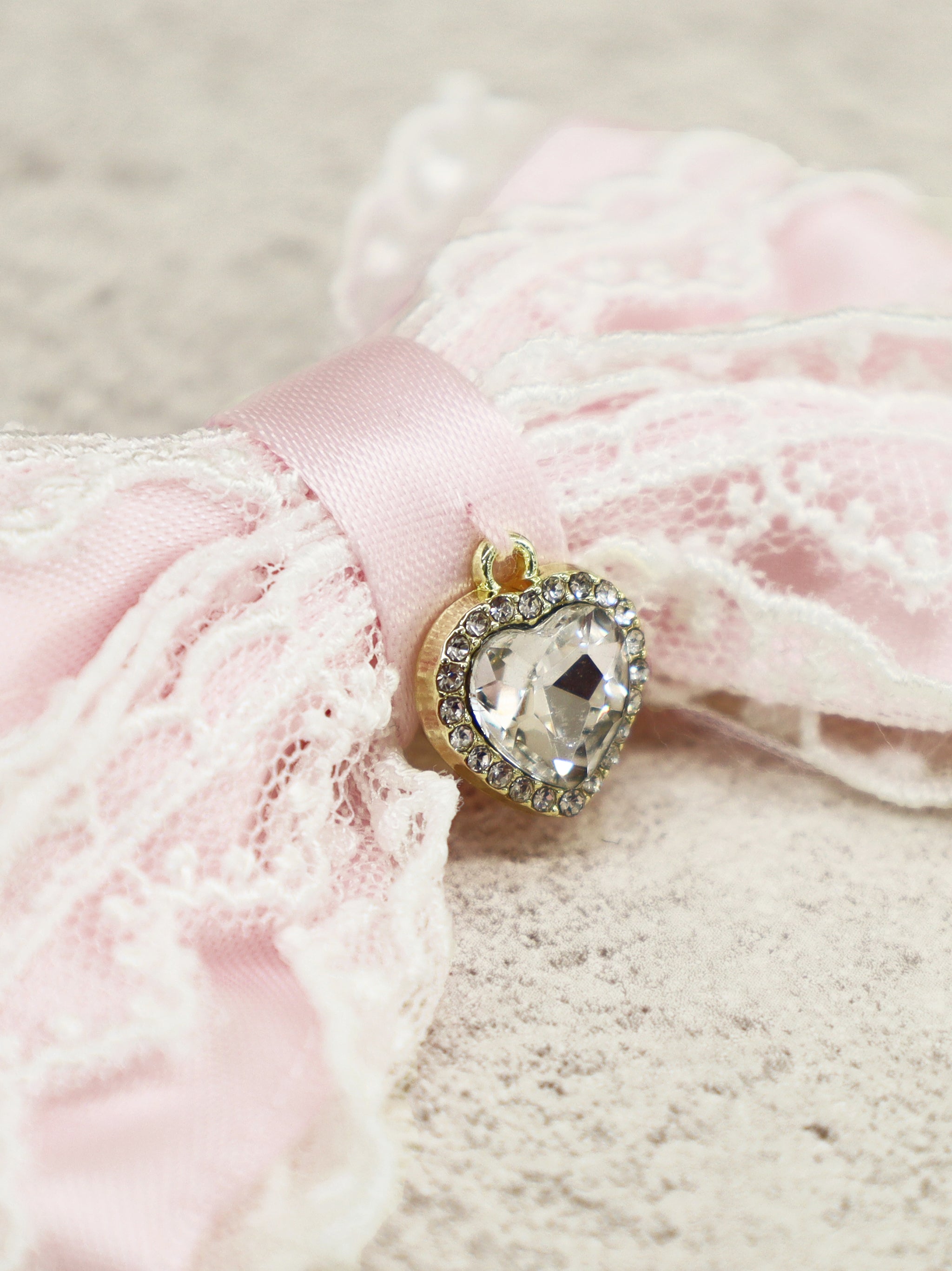 ハートチャーム付リボンレースクリップ ｜Amavel（アマベル）公式サイト