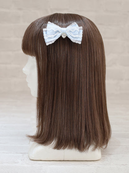 ハートチャーム付リボンレースクリップ ｜Amavel（アマベル）公式サイト