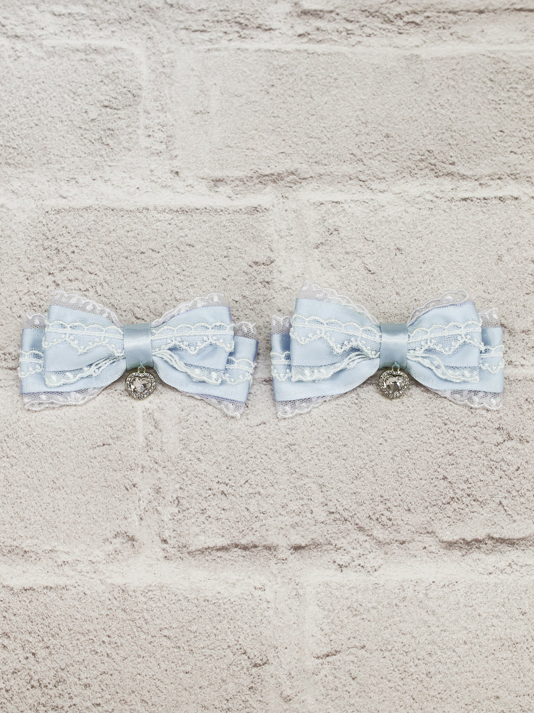 ハートチャーム付リボンレースクリップ ｜Amavel（アマベル）公式サイト