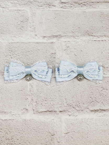 ハートチャーム付リボンレースクリップ ｜Amavel（アマベル）公式サイト