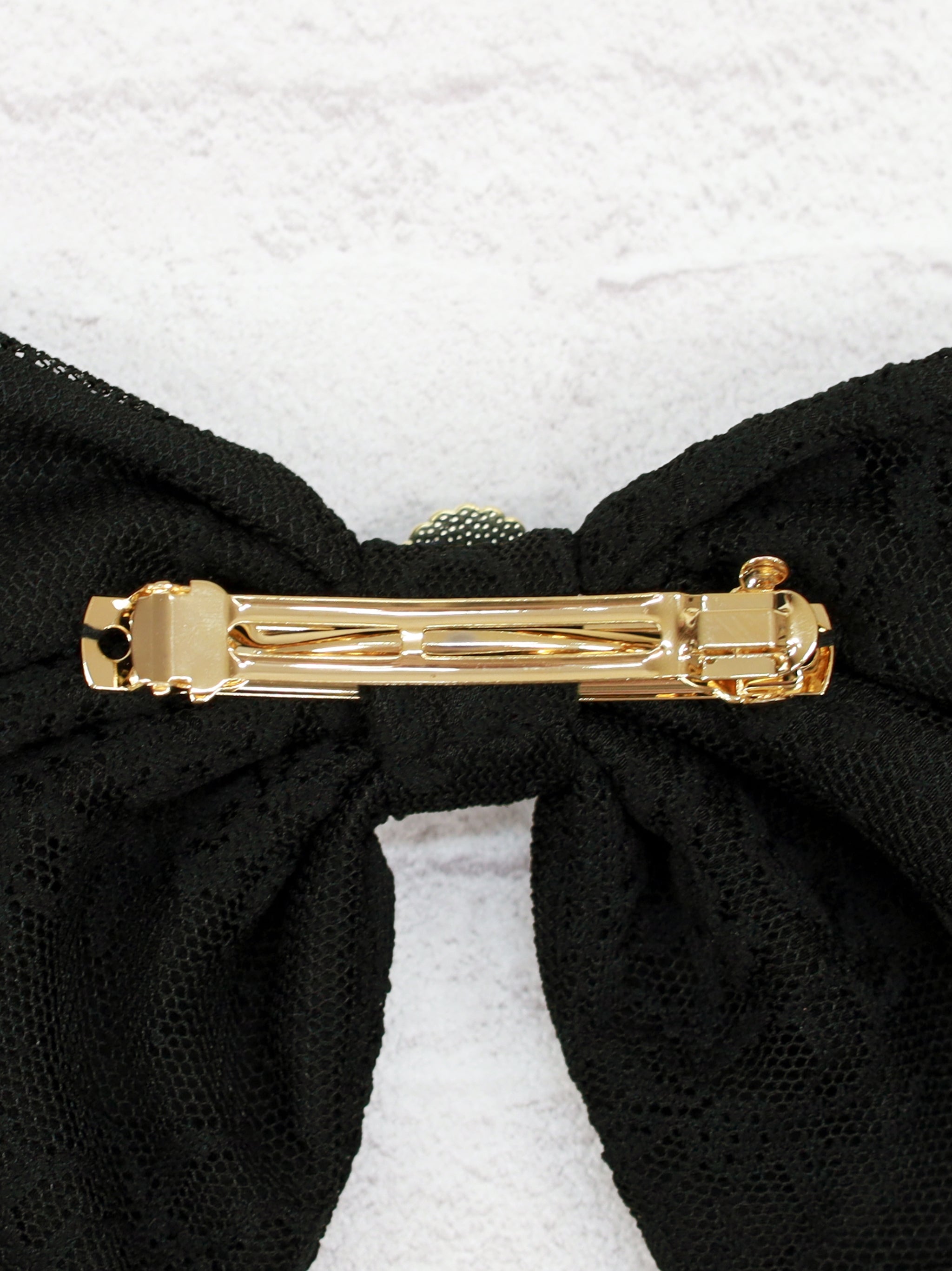 リボンパーツ付レースリボンバレッタ ｜Amavel（アマベル）公式サイト