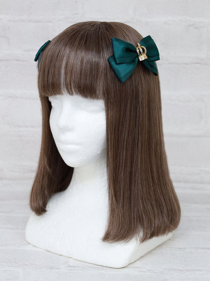 Royal Emblem ダブルリボンクリップ グリーン（Green） FREE ｜Amavel（アマベル）公式サイト