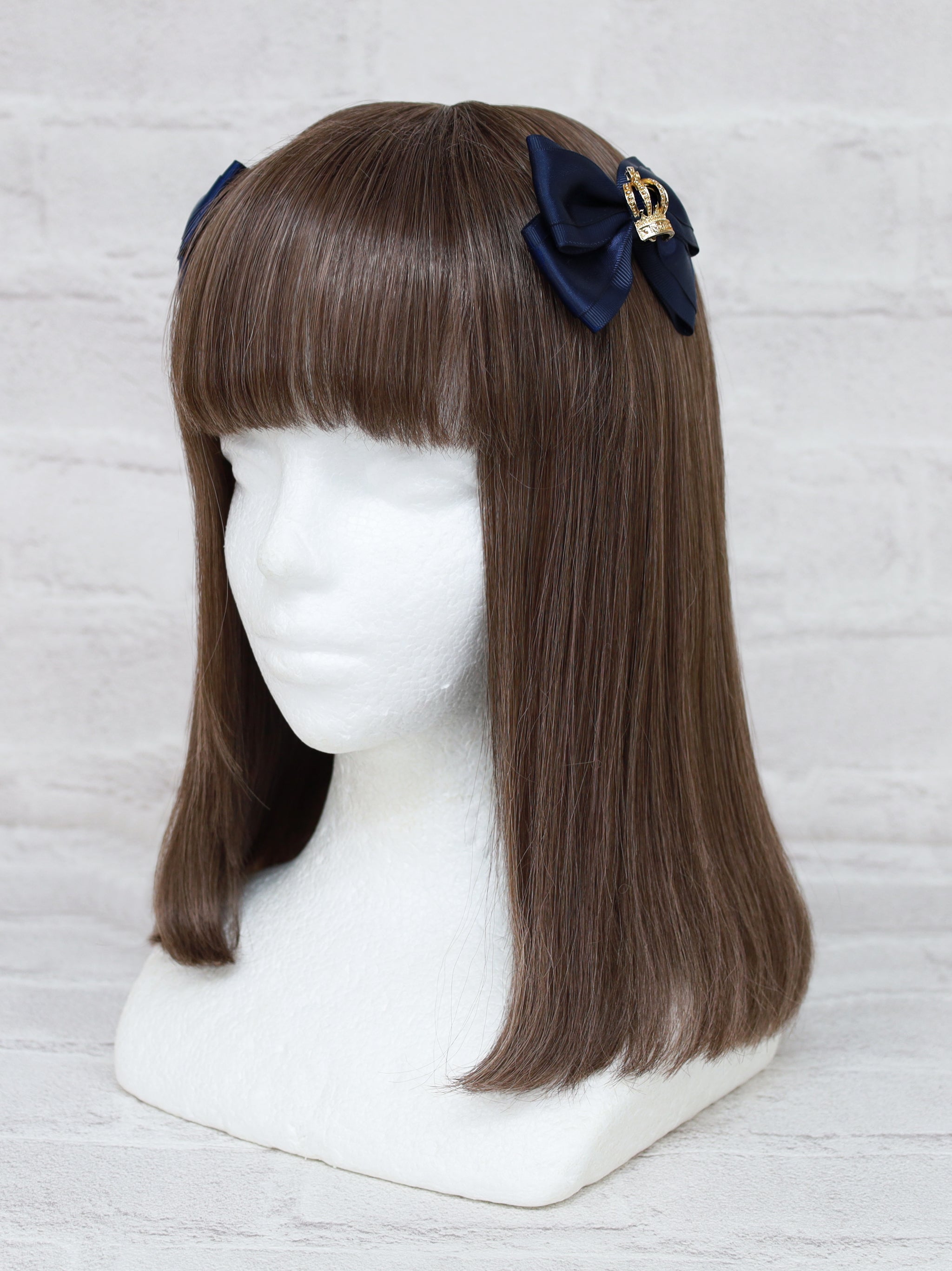 Royal Emblem ダブルリボンクリップ ネイビー（Navy） FREE ｜Amavel（アマベル）公式サイト