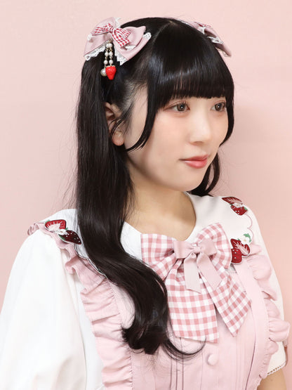 Berry Pâtisserie ダブルリボンクリップ ピンク（Pink） FREE ｜Amavel（アマベル）公式サイト