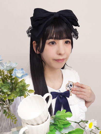 【メンバーズセール対象】Märchen TeaPartyリボンスリーピン ブラック（Black） FREE ｜Amavel（アマベル）公式サイト