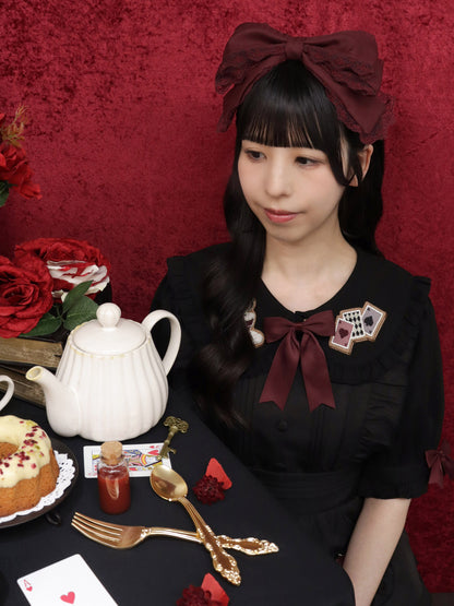 【メンバーズセール対象】Märchen TeaPartyリボンスリーピン ボルドー（Bordeaux） FREE ｜Amavel（アマベル）公式サイト