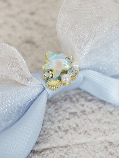 Mermaid Jewel ダブルリボンクリップ