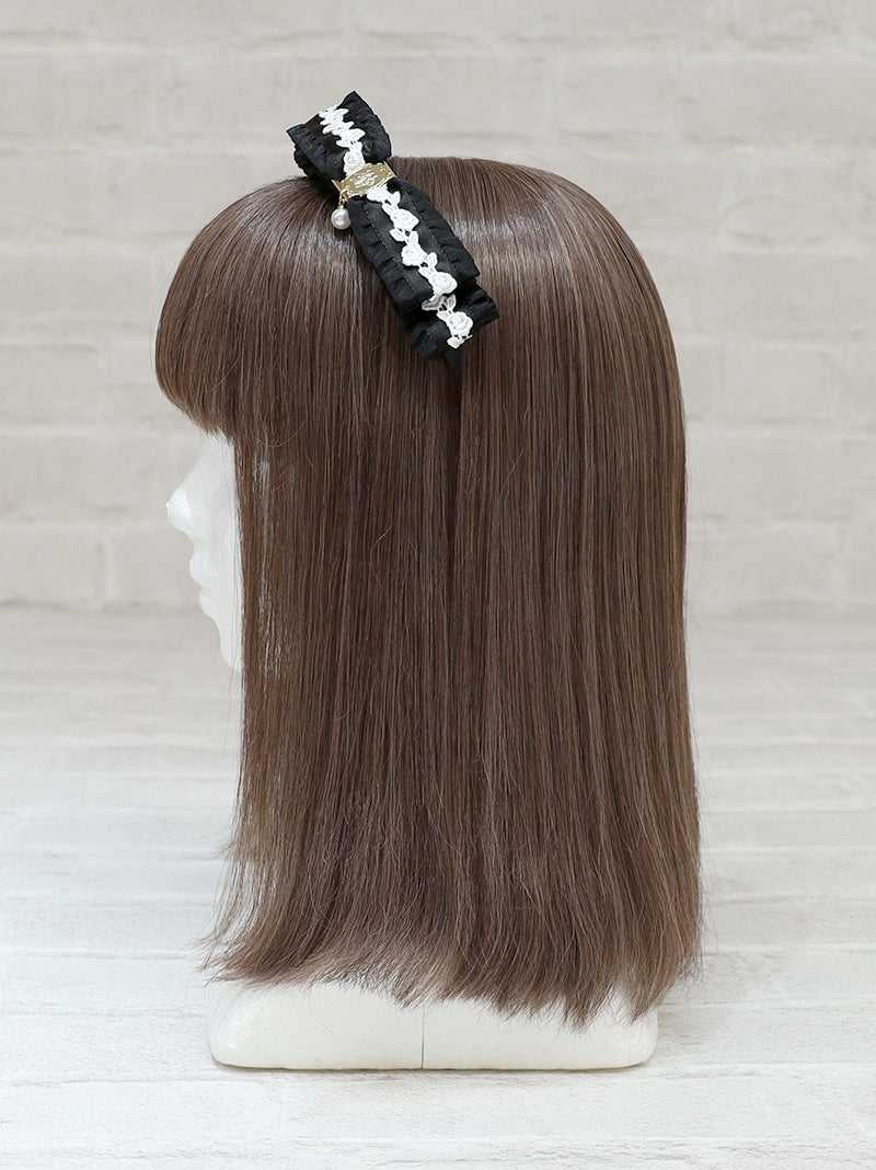 classical lace frill リボンカチューシャ ｜Amavel（アマベル）公式サイト