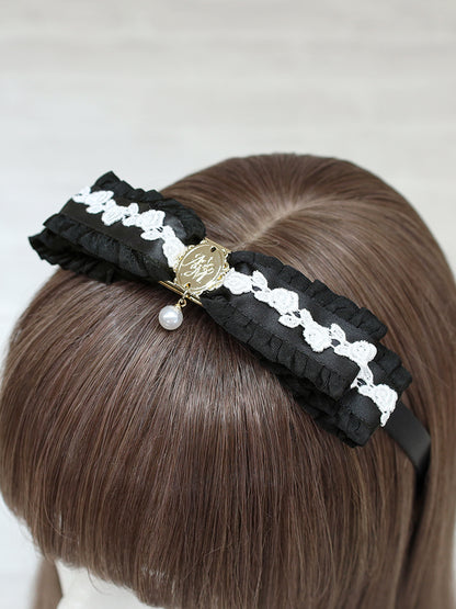 classical lace frill リボンカチューシャ ｜Amavel（アマベル）公式サイト