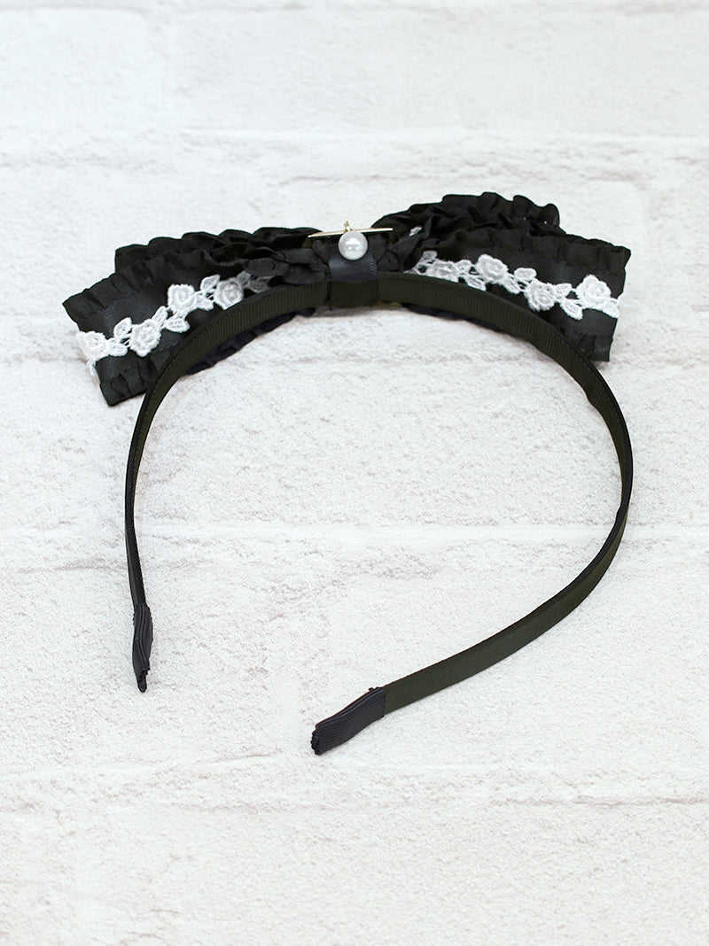 classical lace frill リボンカチューシャ ｜Amavel（アマベル）公式サイト