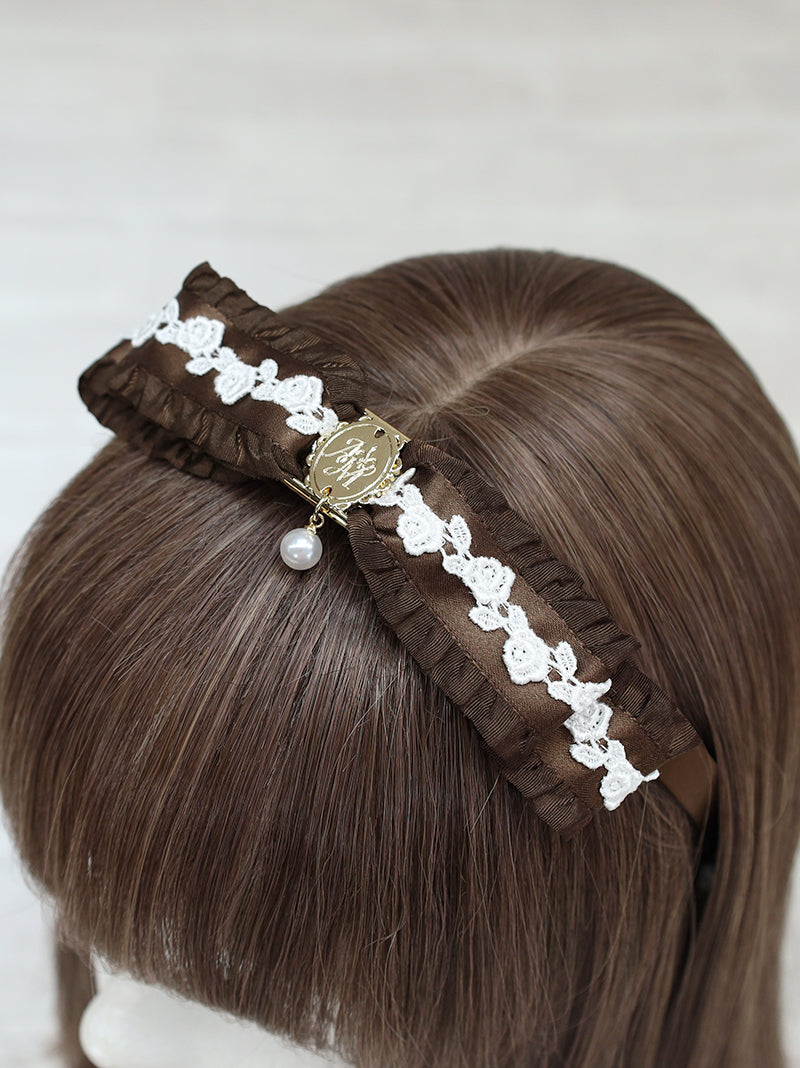 classical lace frill リボンカチューシャ ｜Amavel（アマベル）公式サイト