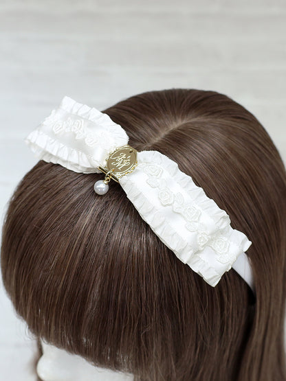 classical lace frill リボンカチューシャ ｜Amavel（アマベル）公式サイト