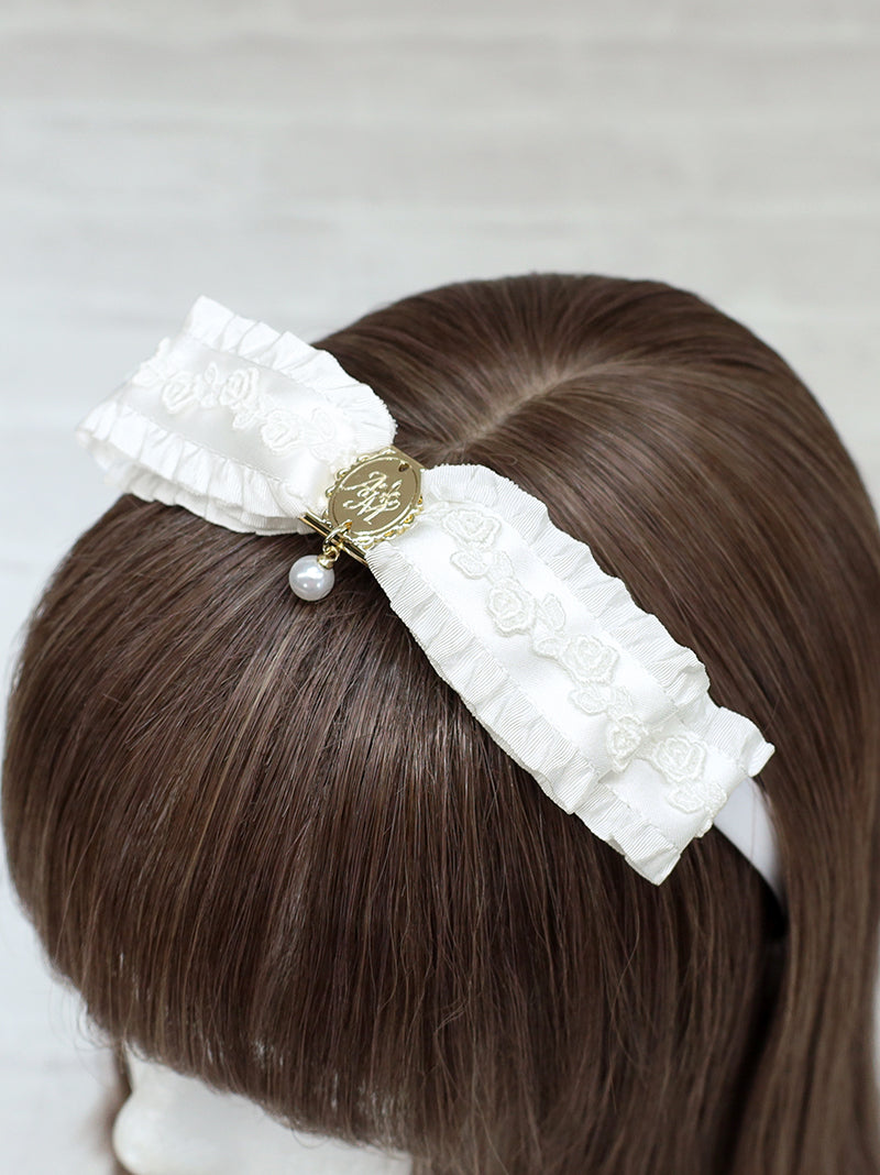 classical lace frill リボンカチューシャ ｜Amavel（アマベル）公式サイト