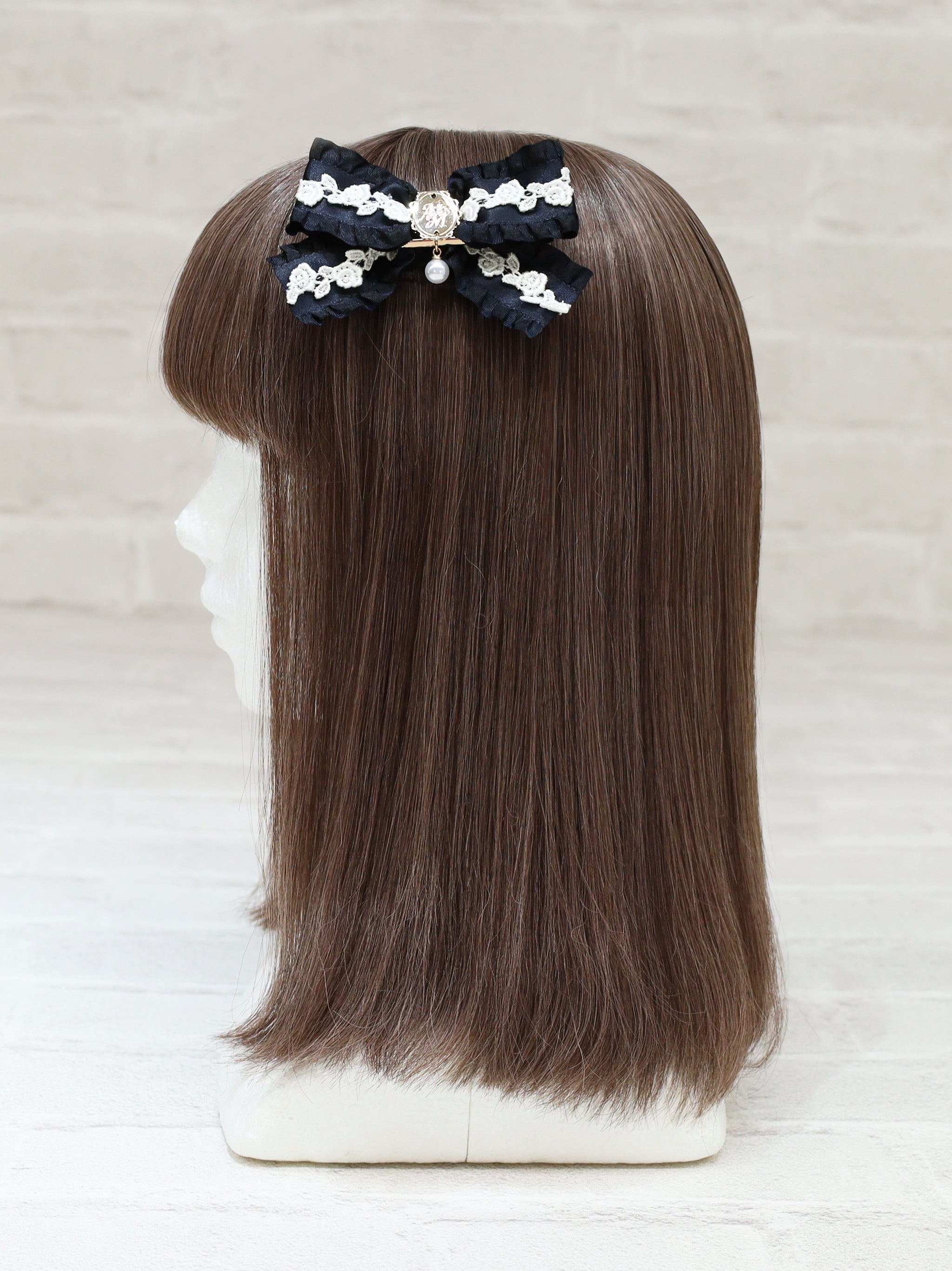 classical lace frill ダブルリボンクリップ ｜Amavel（アマベル）公式サイト
