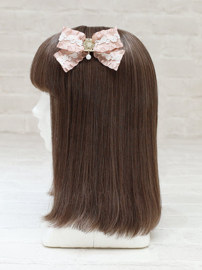 classical lace frill ダブルリボンクリップ ｜Amavel（アマベル）公式サイト