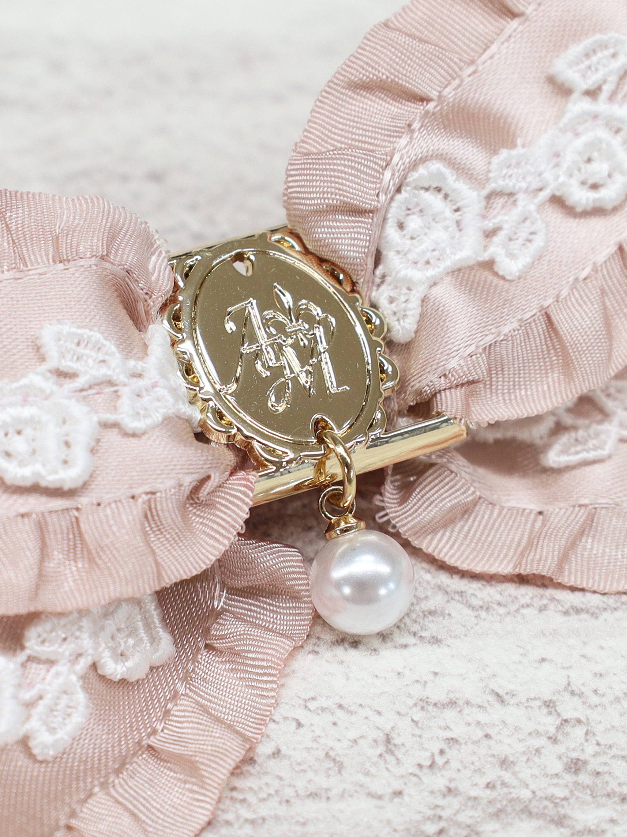 classical lace frill ダブルリボンクリップ ｜Amavel（アマベル）公式サイト