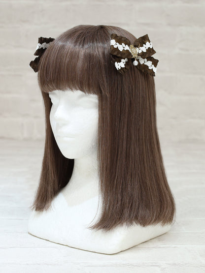 classical lace frill ダブルリボンクリップ ｜Amavel（アマベル）公式サイト