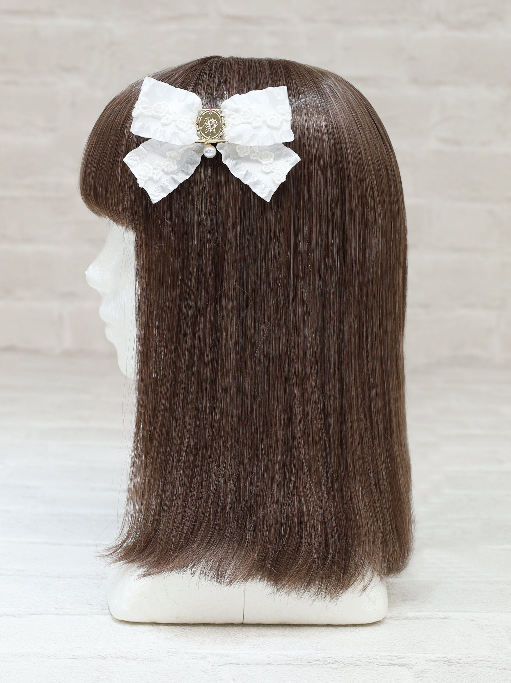 classical lace frill ダブルリボンクリップ ｜Amavel（アマベル）公式サイト