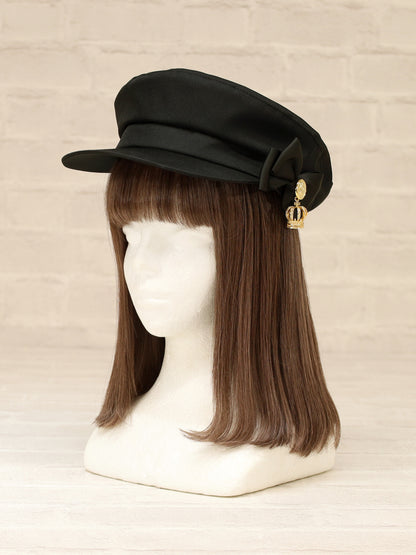 Stately Emblem キャスケット ブラック（Black） FREE ｜Amavel（アマベル）公式サイト