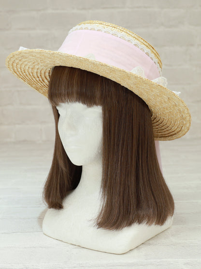 レースリボンカンカン帽 ｜Amavel（アマベル）公式サイト