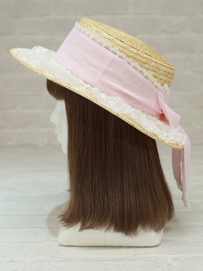 レースリボンカンカン帽 ｜Amavel（アマベル）公式サイト