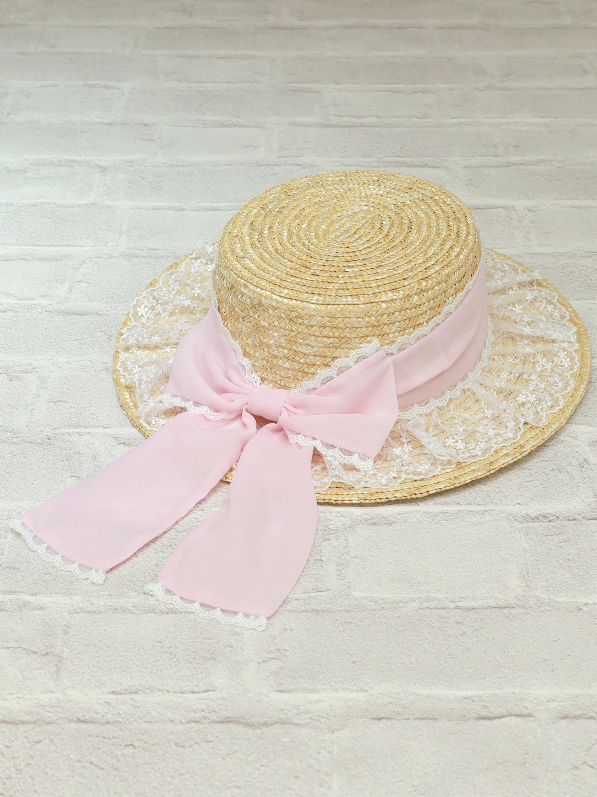 レースリボンカンカン帽 ｜Amavel（アマベル）公式サイト