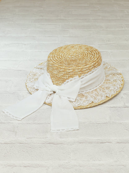 レースリボンカンカン帽 ｜Amavel（アマベル）公式サイト