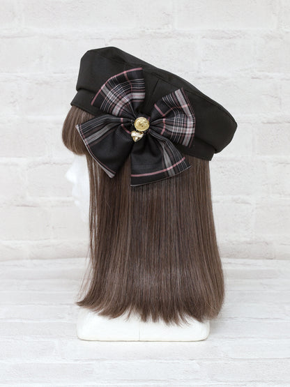 Chouchou Check ベレー帽