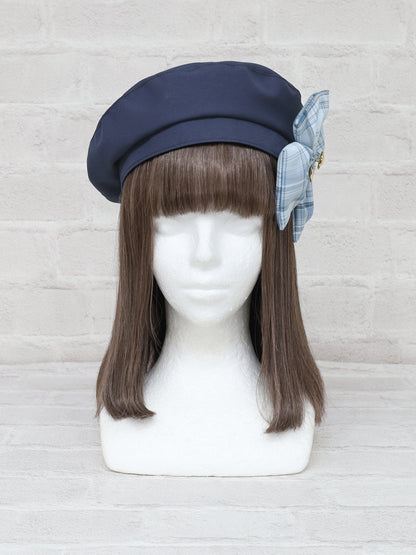 Chouchou Check ベレー帽