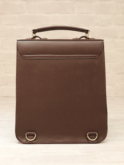 エンブレム入り縦型サッチェルバッグ ｜Amavel（アマベル）公式サイト