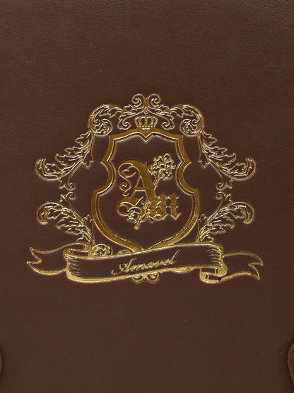 エンブレム入り縦型サッチェルバッグ ｜Amavel（アマベル）公式サイト