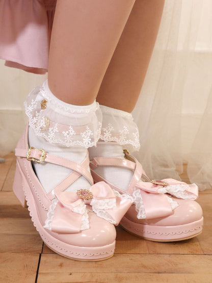 Romantic Märchen クロスパンプス ピンク（Pink） ｜Amavel（アマベル）公式サイト