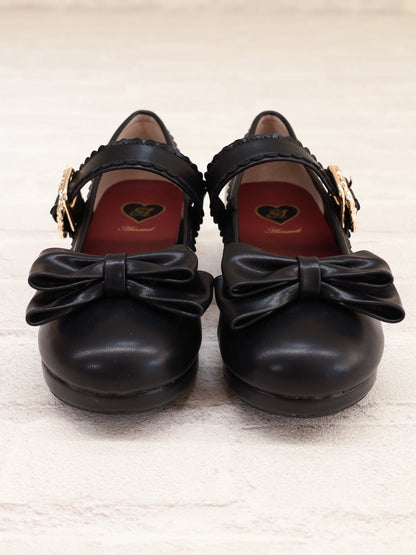 リボン付スカラップパンプス ｜Amavel（アマベル）公式サイト