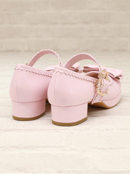 リボン付スカラップパンプス ｜Amavel（アマベル）公式サイト