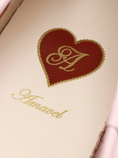 リボン付スカラップパンプス ｜Amavel（アマベル）公式サイト