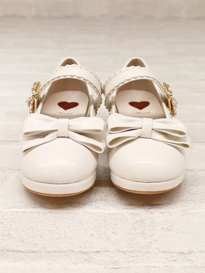 リボン付スカラップパンプス ｜Amavel（アマベル）公式サイト