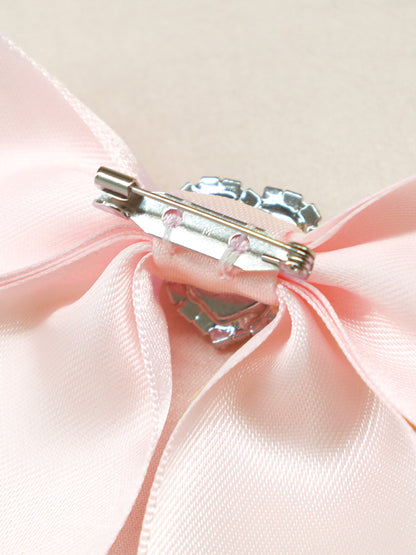 ハートビジュー付リボンブローチ ｜Amavel（アマベル）公式サイト